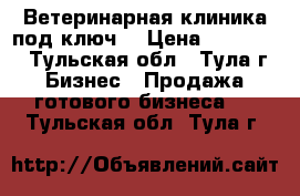 Ветеринарная клиника под ключ. › Цена ­ 300 000 - Тульская обл., Тула г. Бизнес » Продажа готового бизнеса   . Тульская обл.,Тула г.